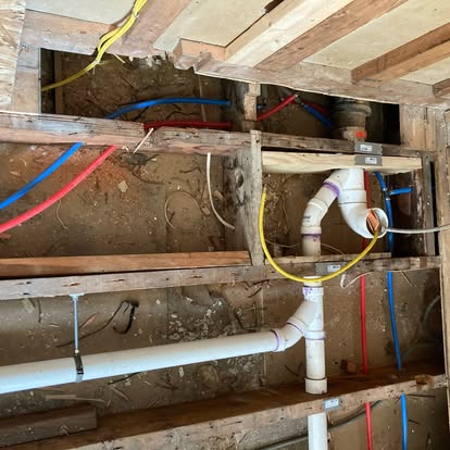 Residential plumbing project
